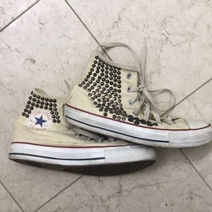 Studded High Top Converse